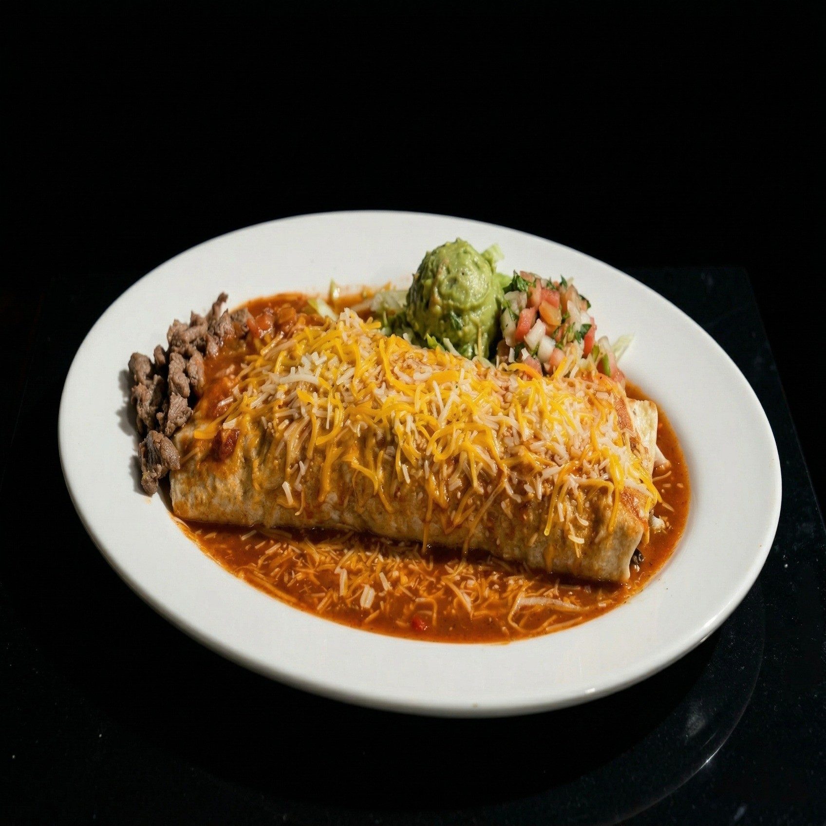Carne Asada Burrito.