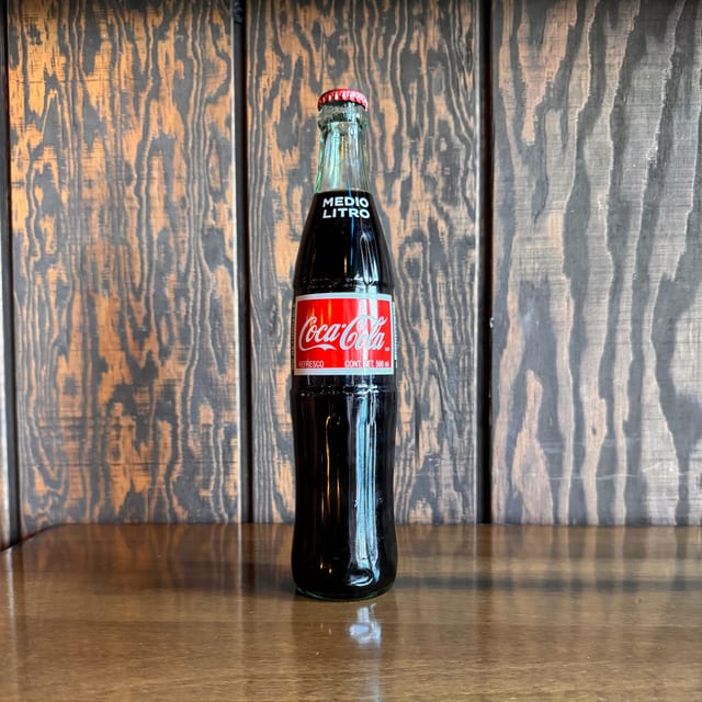 Mexican Coca Cola.
