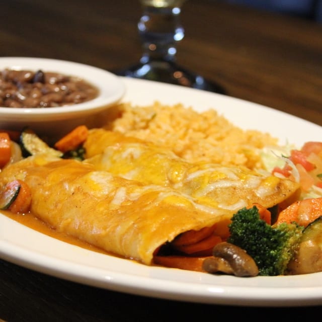 Enchiladas Vegetarianas.
