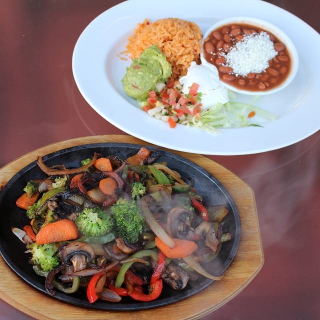 Fajitas Vegetarianas.