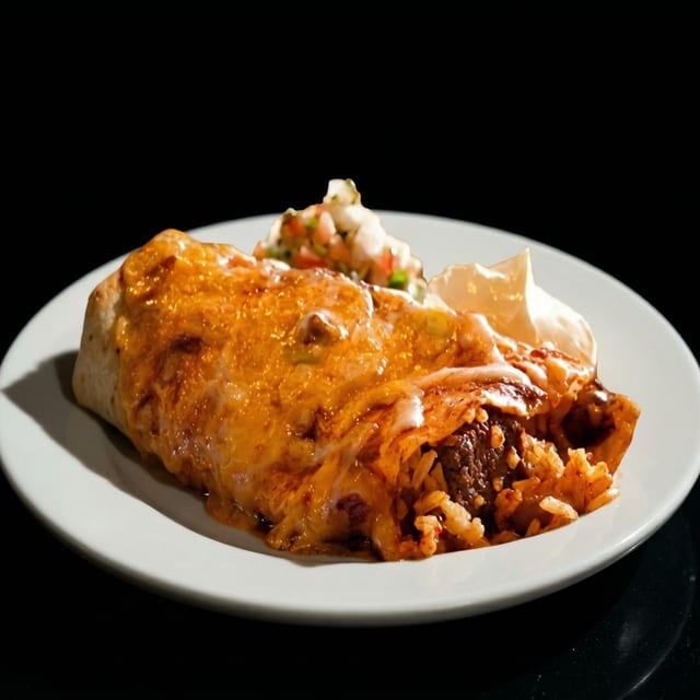 Burrito Colorado.